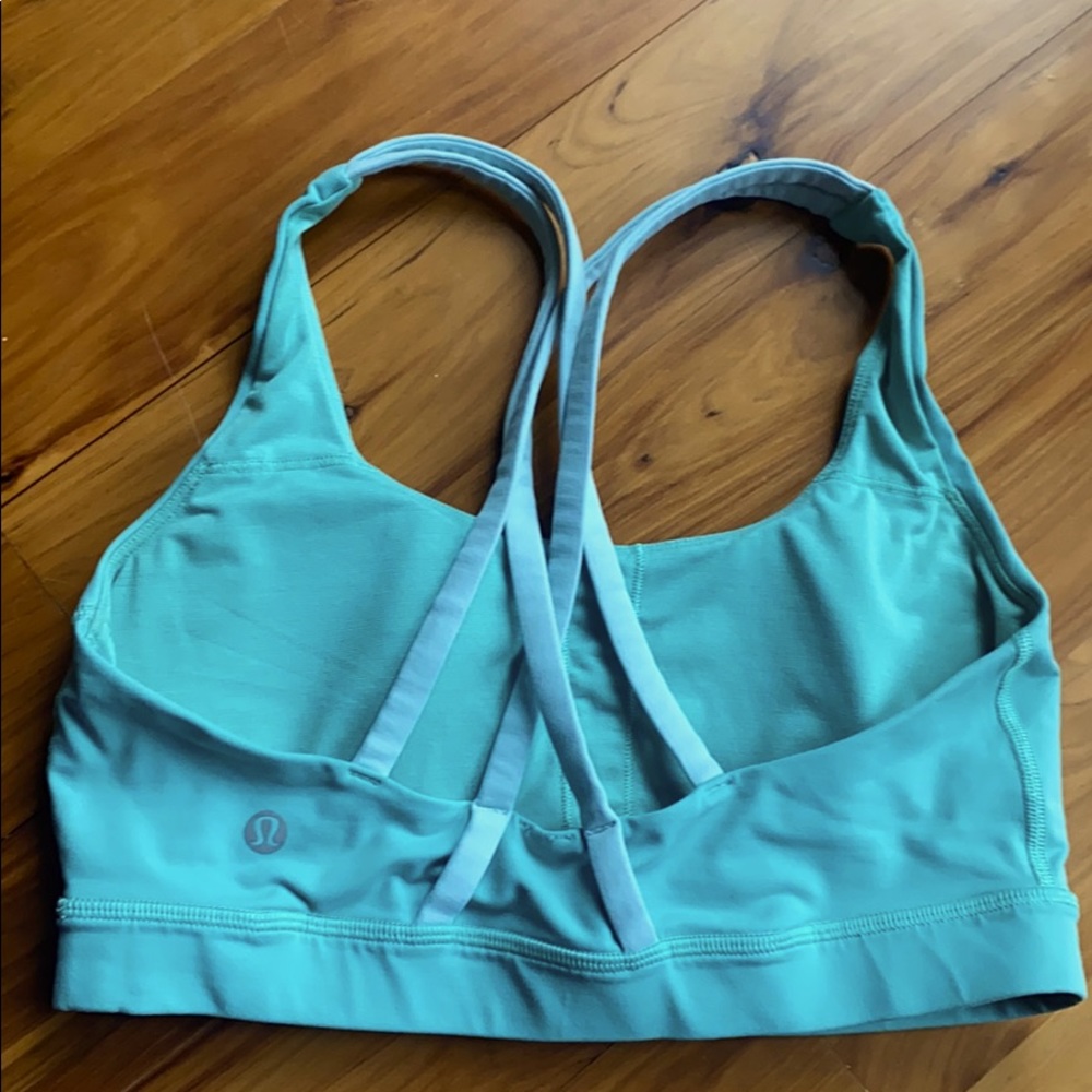 Energy bra, size 6, light green, lululemon